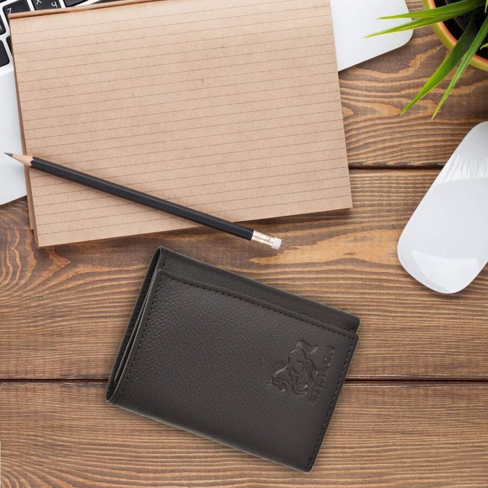 Slim RFID Wallet Genuine Leather